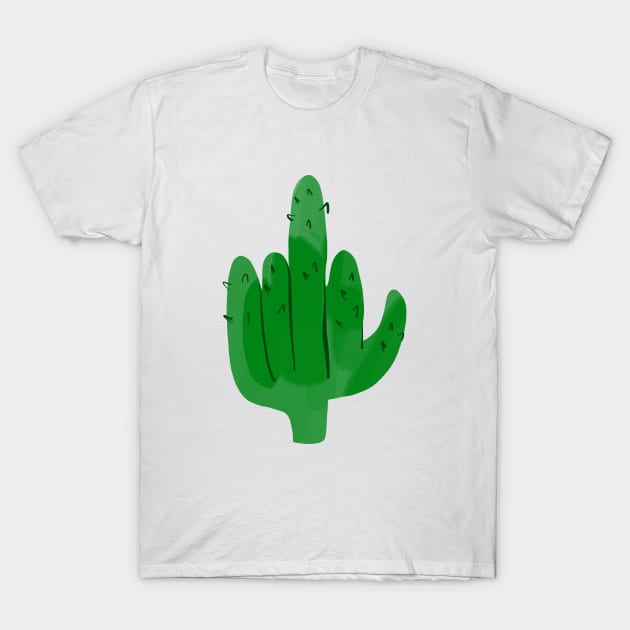 Cactus Fuck you T-Shirt by Think Beyond Color